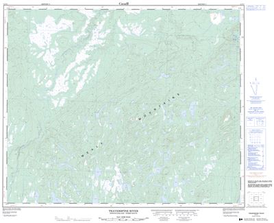 013F01 - TRAVERSPINE RIVER - Topographic Map