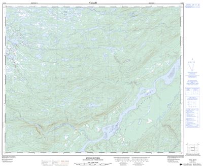 013F03 - PINUS RIVER - Topographic Map