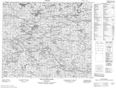 013F12 - MOUNTAINEER LAKE - Topographic Map