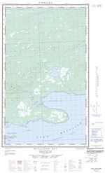 013G13W - MULLIGAN BAY - Topographic Map