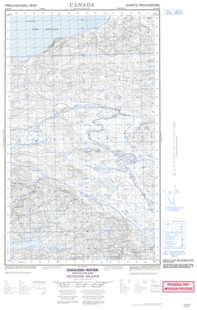 013G15E - NEVEISIK ISLAND - Topographic Map
