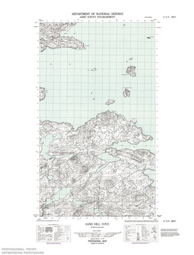 013H09W - SAND HILL COVE - Topographic Map