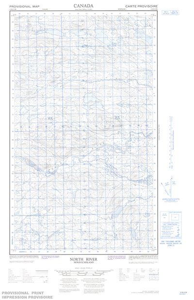 013H13W - NORTH RIVER - Topographic Map