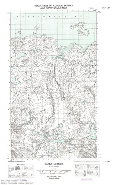 013I04E - TINKER HARBOUR - Topographic Map