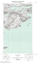 013I05E - POTTLES BAY - Topographic Map