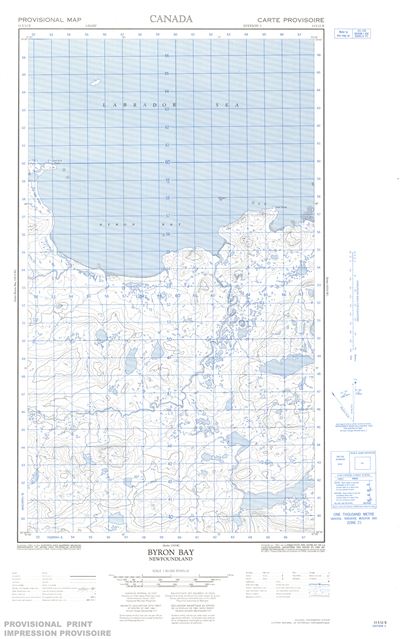 013I12E - BYRON BAY - Topographic Map