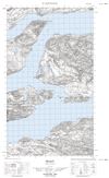013J01W - RIGOLET - Topographic Map