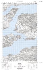 013J01W - RIGOLET - Topographic Map