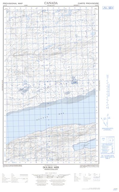 013J03E - DOUBLE MER - Topographic Map