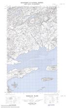 013J08E - TICORALAK ISLAND - Topographic Map