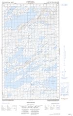 013J12E - MICHINAPPI LAKE - Topographic Map