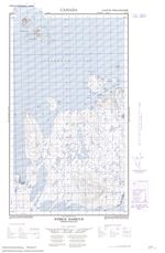 013J16E - WEBECK HARBOUR - Topographic Map