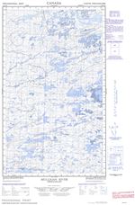 013K01W - MULLIGAN RIVER - Topographic Map