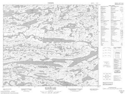 013K05 - WUCHUSK LAKE - Topographic Map