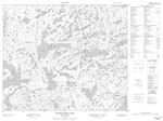 013K06 - POCKET KNIFE LAKE - Topographic Map