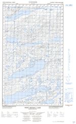 013K09E - WEST MICMAC LAKE - Topographic Map