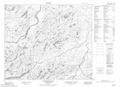 013K10 - KAIPOKOK RIVER - Topographic Map