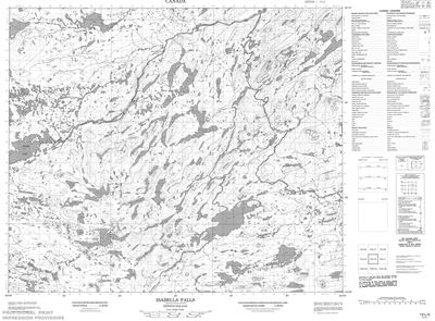 013L02 - ISABELLA FALLS - Topographic Map