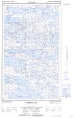 013L03E - FREMONT LAKE - Topographic Map