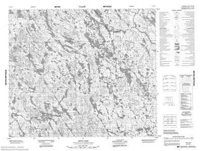 013L12 - SPOT LAKE - Topographic Map