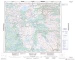 013M - MISTASTIN LAKE - Topographic Map