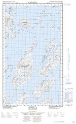 013N08E - HOPEDALE - Topographic Map