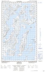 013N08W - HOPEDALE - Topographic Map