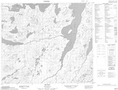 013N10 - BIG BAY - Topographic Map