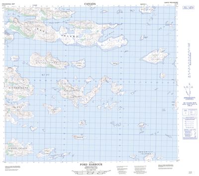 014C06 - FORD HARBOUR - Topographic Map