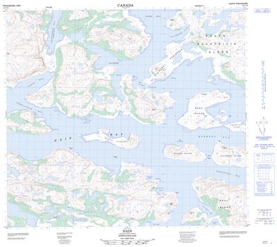 014C12 - NAIN - Topographic Map
