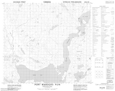 014C13 - PORT MANVERS RUN - Topographic Map