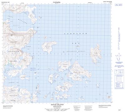 014C14 - DAVID ISLAND - Topographic Map