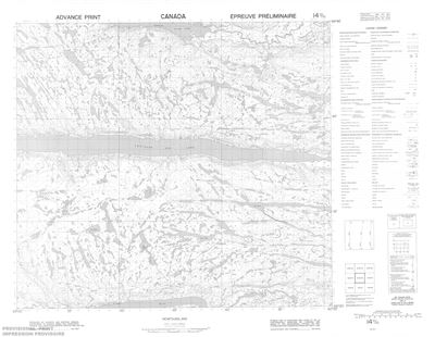 014D10 - TASISUAK LAKE - Topographic Map