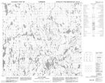 014E05 - LAC PILLIAMET - Topographic Map