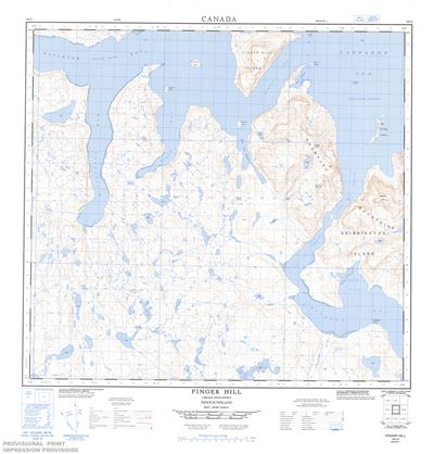 014E16 - FINGER HILL - Topographic Map
