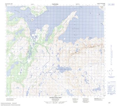 014F04 - AVAKUTAK BAY - Topographic Map