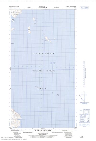014F06 - KELPY ISLAND - Topographic Map