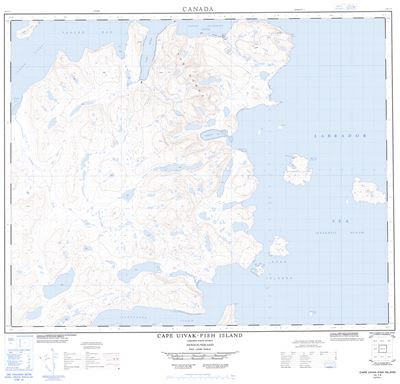 014L07 - CAPE UIVAK - Topographic Map