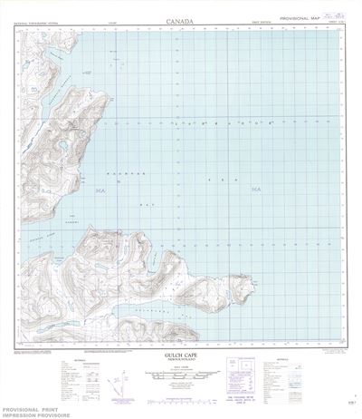 014M03 - GULCH CAPE - Topographic Map