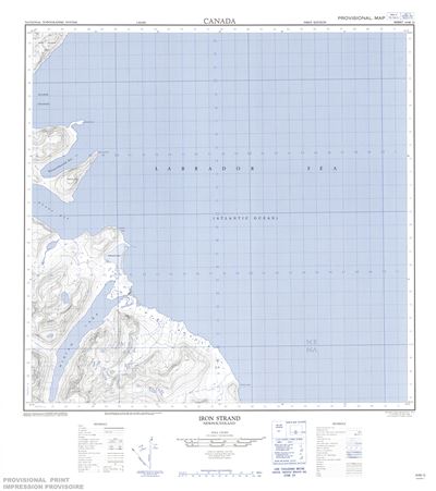 014M12 - IRON STRAND - Topographic Map