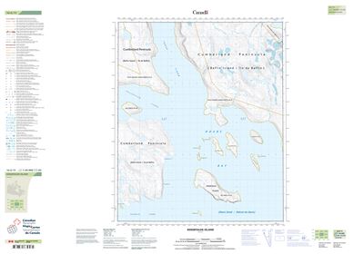 016E11 - KEKERTALUK ISLAND - Topographic Map