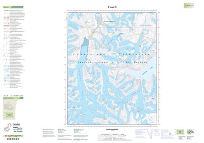 016L09 - INUK MOUNTAIN - Topographic Map