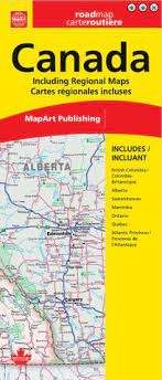 Canada Travel & Road Map. This Canada map is a must-have for anyone traveling in Canada. A great map for travelling in Canada. Folded maps have been the trusted standard for years, offering unbeatable accuracy and reliability at a great price. Detailed in