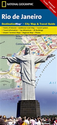 Rio de Janeiro National Geographic Destination City Map