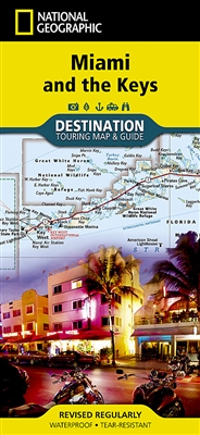 Miami and the Keys National Geographic Destination Map