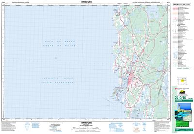 020O16 - YARMOUTH - Topographic Map