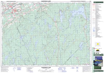 021A15 - GASPEREAU LAKE - Topographic Map