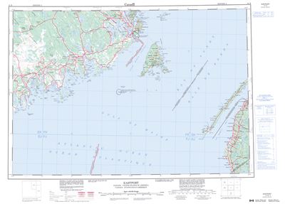 021B - EASTPORT - Topographic Map