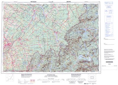 021E - SHERBROOKE - Topographic Map