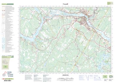021G15 - FREDERICTON - Topographic Map